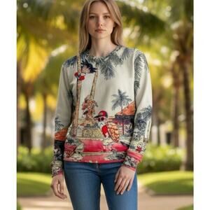 Dragon Ball Z‎ Goku X Master Roshi All Over Print Long Sleeve Shirt VTG Anime